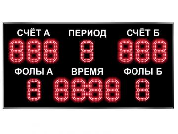 Спортивное табло, высота цифр 140 мм