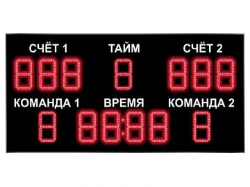 Спортивное табло, высота цифр 300 мм