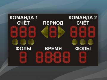 Спортивное табло, высота цифр 140 мм